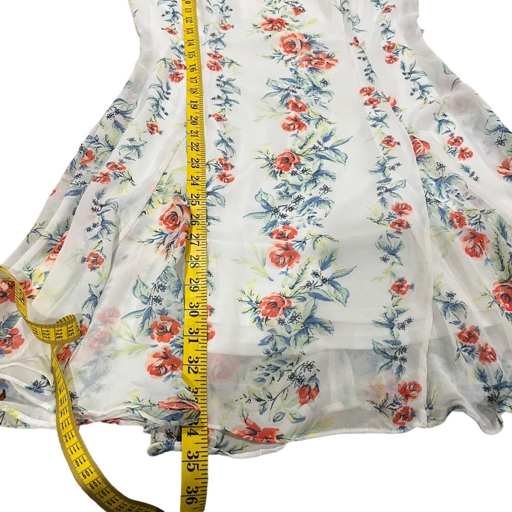 Disney Alice Through the Looking Glass Floral Print Lined Mini Dress - Picture 5 of 8